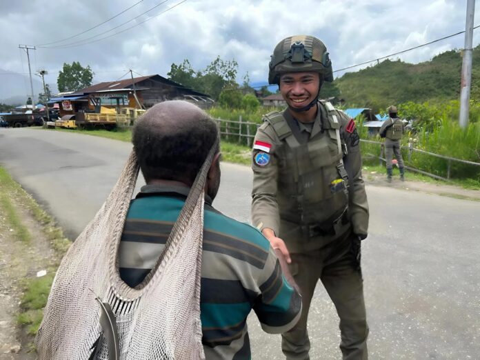 Patroli Rutin Operasi Damai Cartenz-2025 Pastikan Keamanan Oksibil Tetap Terjaga